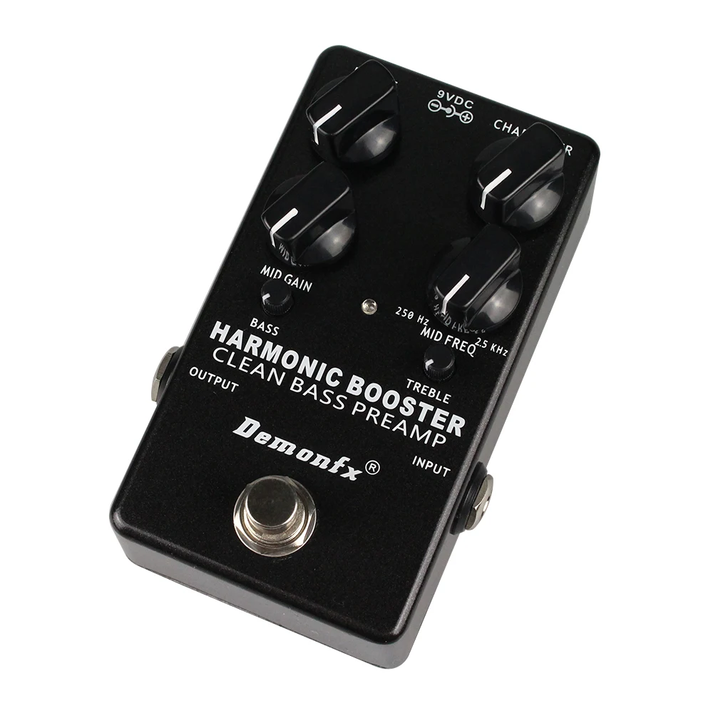 High Quality Demonfx Harmonic Booster Clean Boost Preamp Bass Effect
