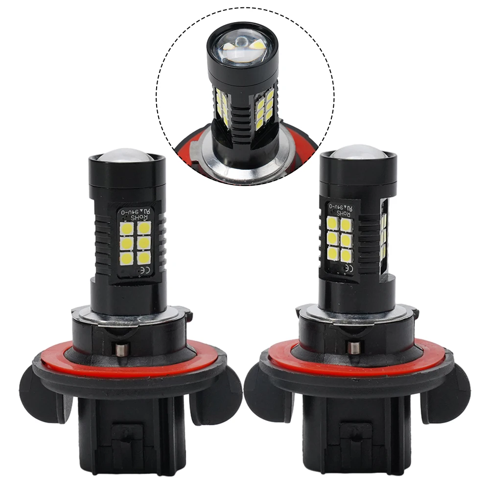 2pcs For Honda Headlight 6000K 9008 H13 Bulbs LED 50000H DC9V-30V For Honda For Rancher 420 2007-2012 2