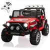 2 Seater Kids Ride on Truck Car, 12V Battery Powered Electric Vehicle for Kids w/Remote, Spring Suspension, LED Light, 3 Speeds 1
