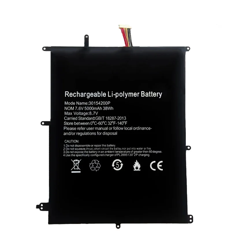 Bateria Prestigio Smartbook 133s 141s Jumper Ezbook x4 Smart E17 Bben N14w Th140a Novo 5000mah 30154200p Nv2874180-2s Hw3487265 - Imagem 4