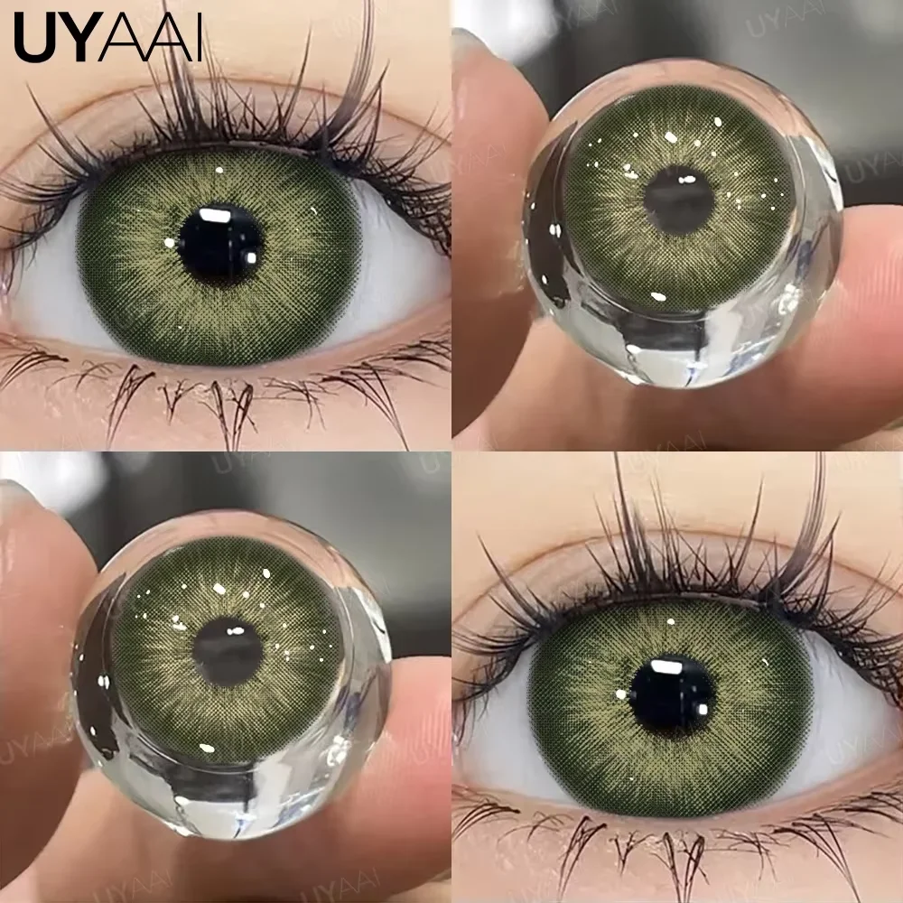PATTAYA Series Soft Green Beauty Color Contacts – 1 Pair