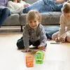 Kid Mini Slot Toy Machine Mini Coin Bank Slot Toy Machine Toy With Handles Realistic Random Style Electronic Tabletop Casino Toy 4