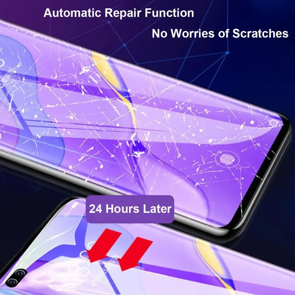 Premium Self-Healing Screen Protector Set with Installation Tools - Soft TPU Hydrogel Film, Case Friendly