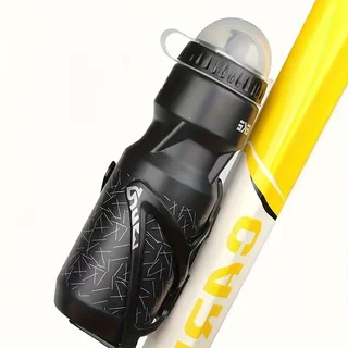 [Fahrradflasche mit 750 ml großem Fassungsvermögen] 750 ml Fahrradwasserflaschen-Set – großes Fassungsvermögen, inklusive Fahrradkäfighalter und 2 Schrauben, Han – Detail 2