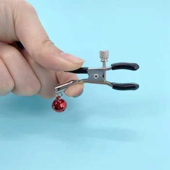 Nipple Clamps Adult Novelty Sex Product Metal milk Clip Female Breast clitoris Clip Massage Sex Toys For Couples lover game 5