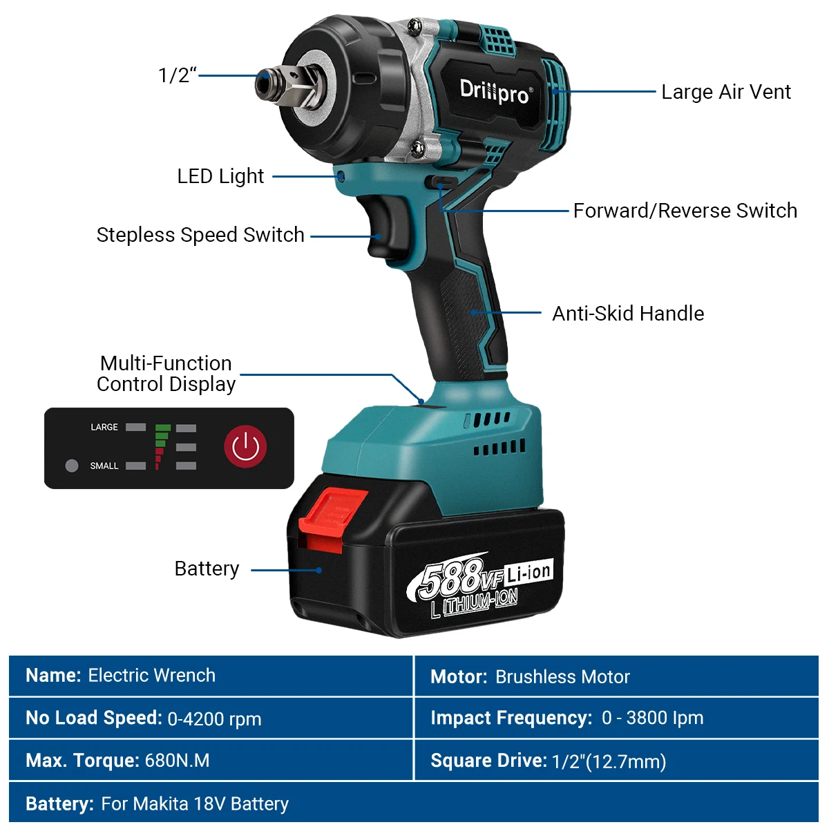 Trapano Avvitatore Makita Dhp485rtj Con Percussione 2 Batterie Al Litio 18 Volt 5,0 Ah Online | Vendita Ferramenta