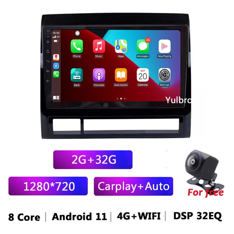 car display screen For Toyota Tacoma 2 HILUX 2005-2014 Android Car Radio Stereo Multimedia Dvd Player Monitor Auto Headunit Gps Navigation Carplay headrest tv for car Car Monitors