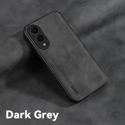 Shockproof Magnetic Phone Case - Skin Feeling Protective Back Cover for Galaxy S26+ (Dark Grey)