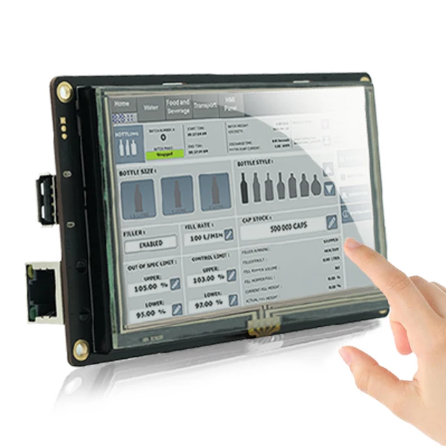 12.1 Inch HMI NEW Serial LCD Display Module with Program + Touch Screen ...