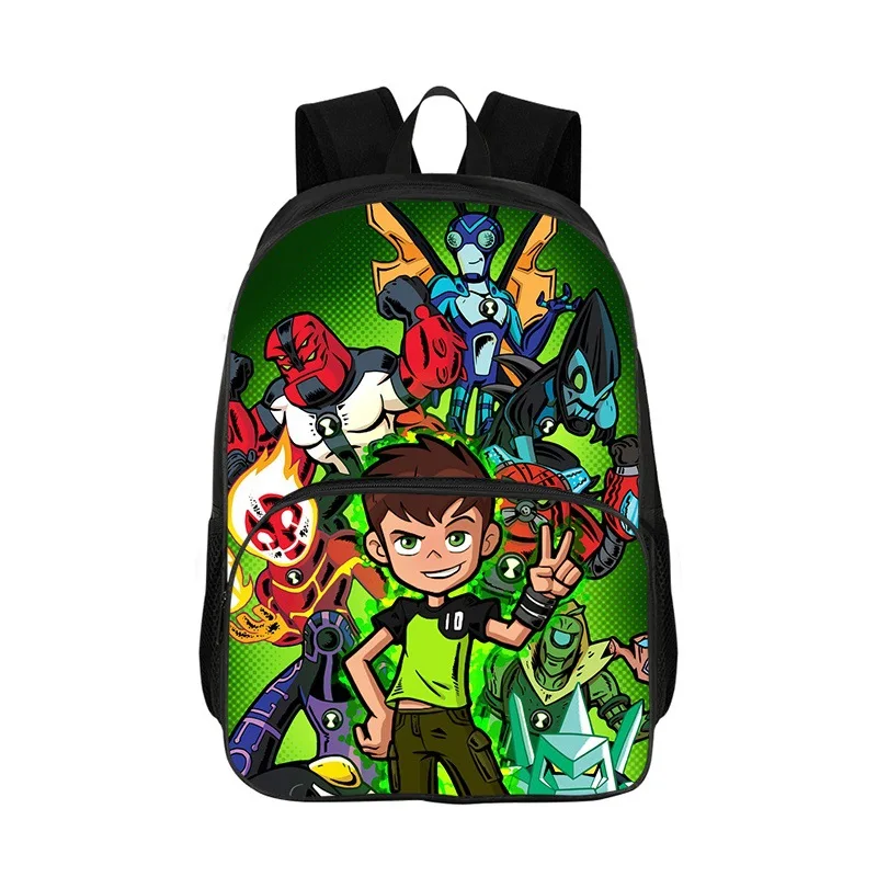 Water Resistant Ben 10 Graphic Backpack Boys Girls Back to School