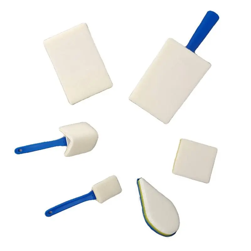 ABVJ-Large For Corner Edger, 트림 및 터치업 작업용, 리필이 포함된 7인치 패드 페인터, 코너 벽 및 천장용 페인트 패드 세트-8개 팩