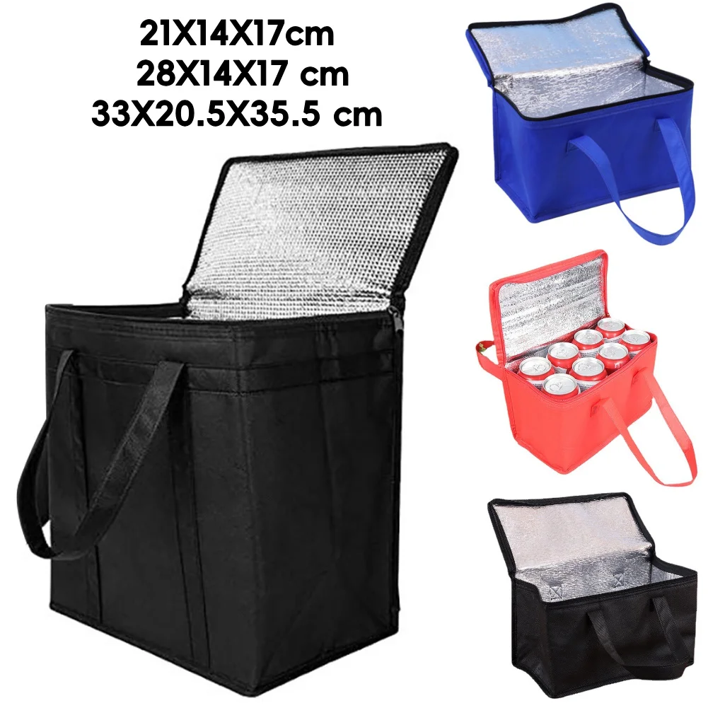 Picnic Bag Large Capacity Storage Bag Portable Food Thermal Bag Beer Delivery Bag with Handle for Beach Picnic Road Trip Travel Picnic Bag Large Capacity Storage Bag Portable Food Thermal Bag Beer Delivery Bag with Handle for Beach Picnic Road Trip Travel