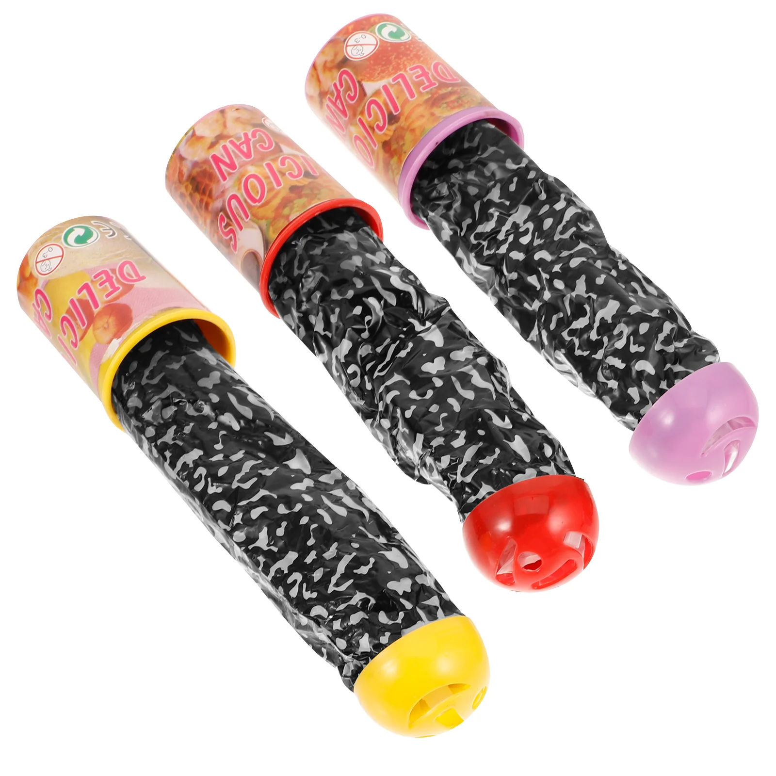 3pcs Spring Spring Snake Toy Snake Toy Candy Jar Prank Practical Joke Gift Trick Novelty Surprise Jump Collection