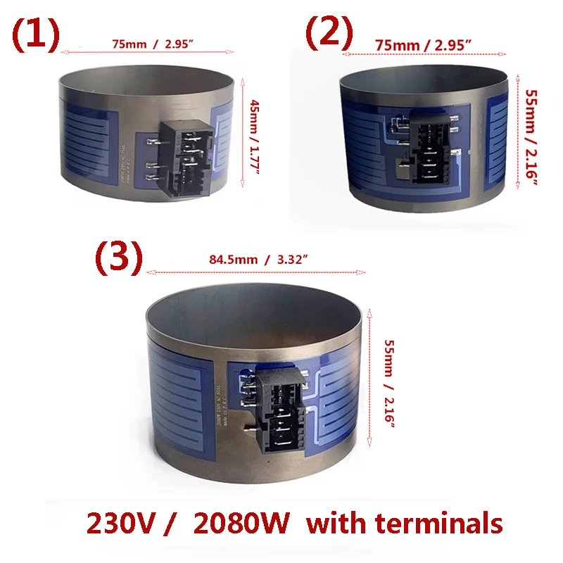 Dishwasher Accessories Thick Film Heating Ring For Siemens/Bosch Dishwasher Heating Circulation Pump and Water Pump Ring