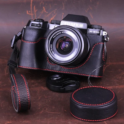 

For Fujifilm FUJI XS10 X-S10 Protective sleeve box base shell handwork Photo Camera Genuine leather cowhide Bag Body BOX Case