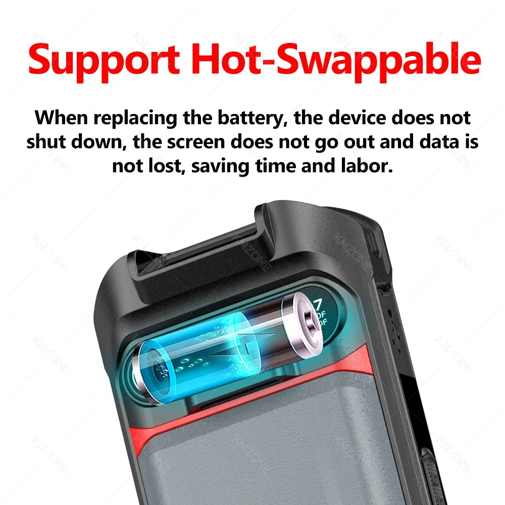 4G Android 13 PDA Data Collector 1D 2D Barcode Scanner with Dock Station NFC 6+64GB Rugged Handheld Terminal Device