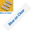 Blue on Clear
