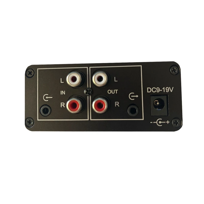 AU-10X NE5532 Preamplifier Amp Headphone Amplifier Board Gain 20Db RCA 3.5MM Volume Control EU Plug
