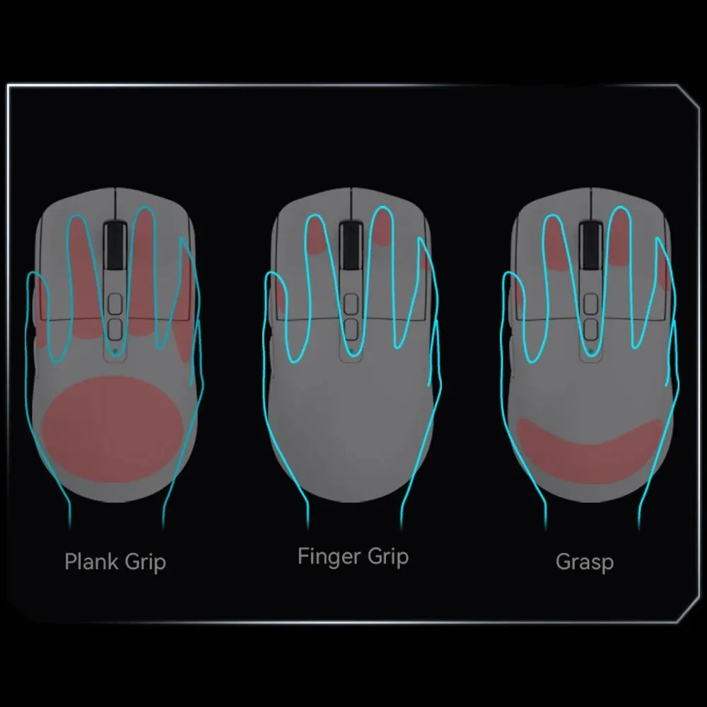 Sd6181963ecdd4b509c82e032958e03e6Q X6 Lightweight Wireless Gaming Mouse with 3 Mode Wired 2.4G BT5.2 Up to 26K DPI RGB Backlight Charging Base for Laptop Desktop Mallzona