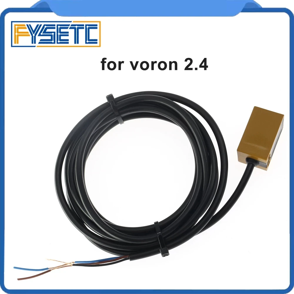 FYSETC Voron 2.2/2.4 3d Printer Inductive Approach Proximity Sensor PL-08N inductive Probe Solded 2.1 Meters Long Cable V2.4