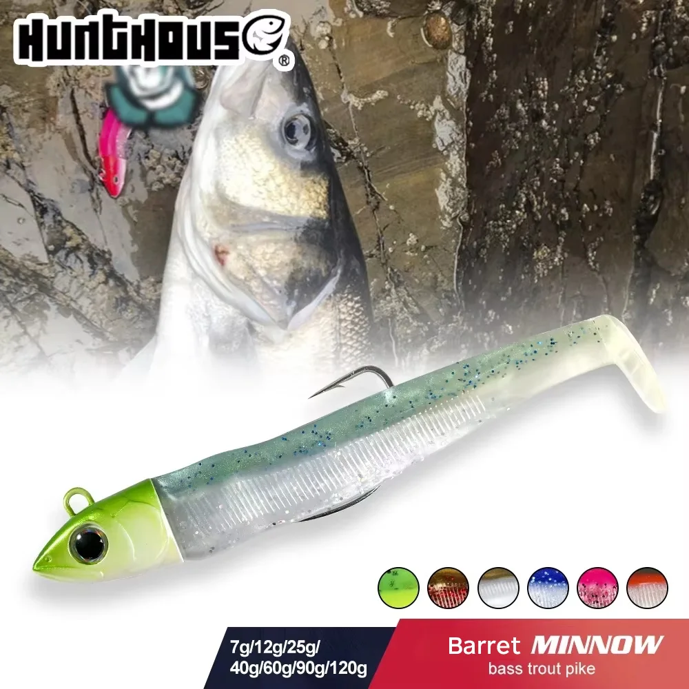 Leurre souple Hunthouse Easy Shiner pour bar, brochet et sandre - Leurres souples de 7g à