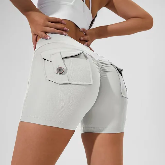 Leggings de sport 2026 pour femme avec poches, taille haute, effet push-up, pour yoga et entraînement, effet seconde peau, XP89