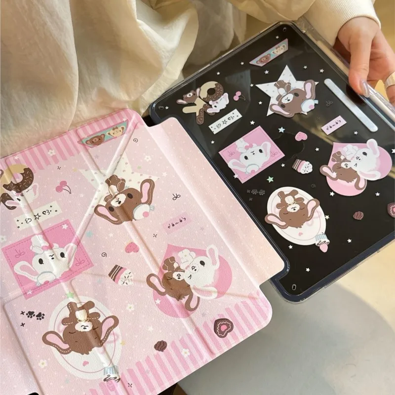 Adorable Rabbit Design Tablet Case - Universal Fit Cover