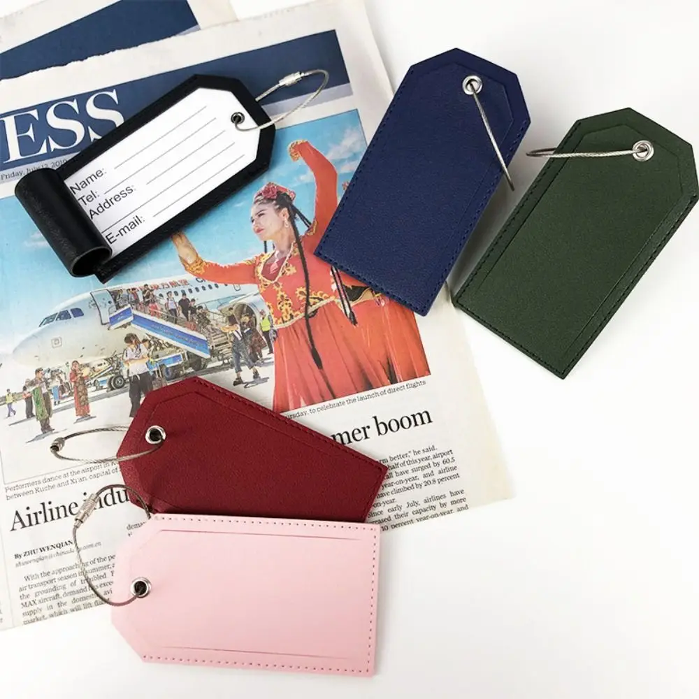 

Check-in Anti Loss Travel Accessories Holiday Travel Boarding Pass Luggage Tag Tracker Protective Cover Airplane Suitcase Tag