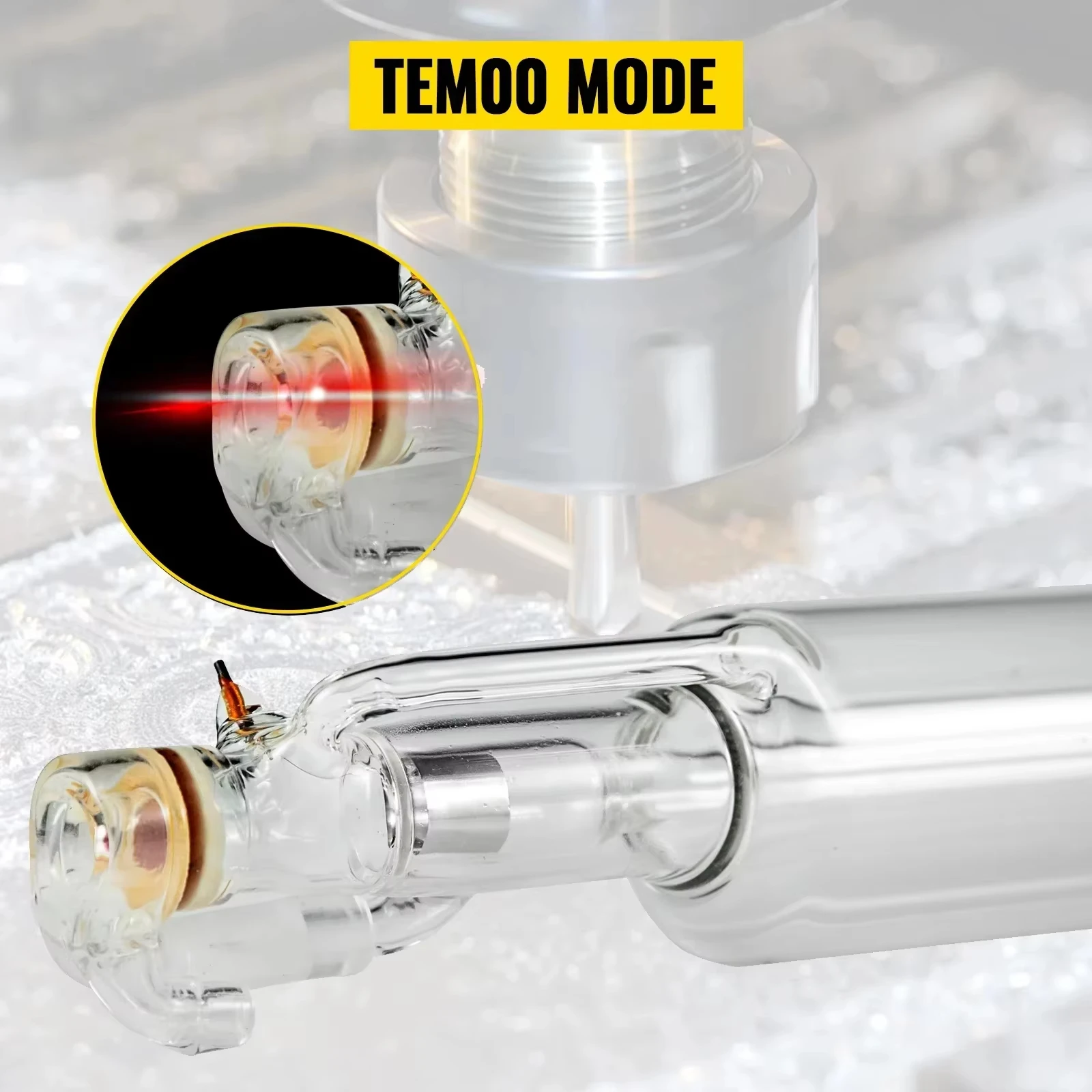 Tube Laser CO2 VEVOR 40W à 150W - Pour Gravure/découpe - Verre Silicate De Bore - Neuf