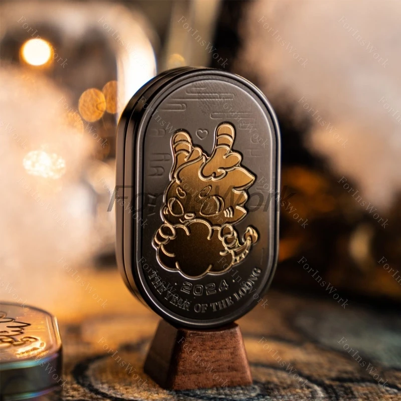 HEedc LINGYUN 3.0 Zirconium Push Slider Handspinner Anxiety And