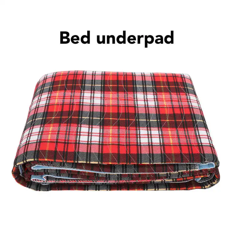 Adult Incontinence Bed Pad Absorbency Waterproof Reusable Cotton Urine Bed Pad for The Disabled for Elderly incontinence bed pad