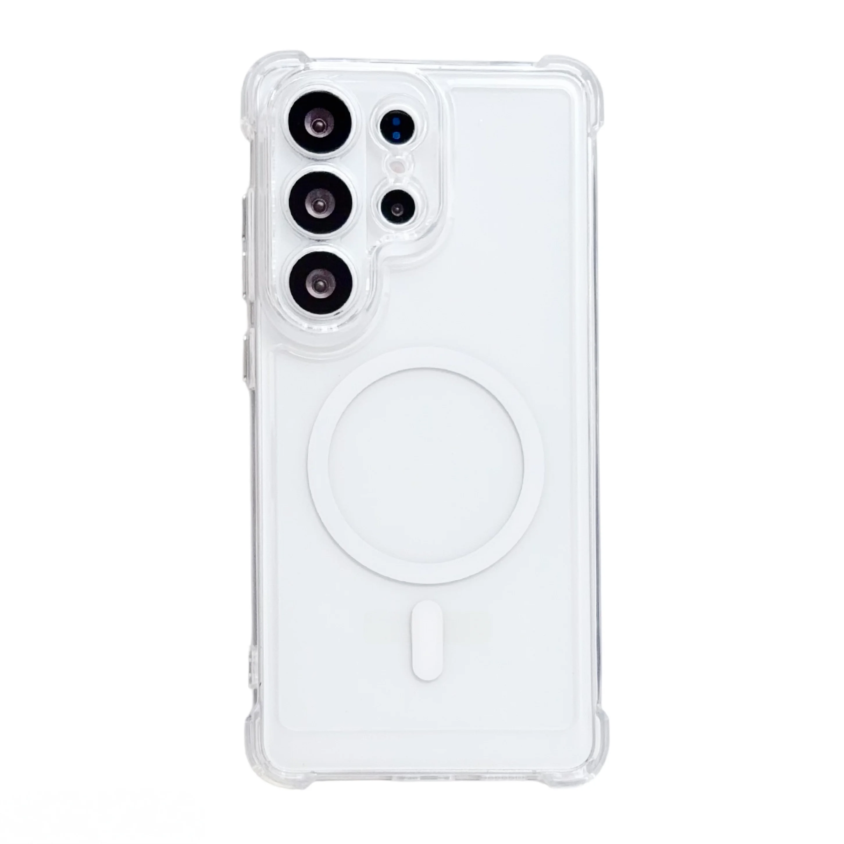 Air Cushion Shockproof Clear Magnetic Phone Case Cover