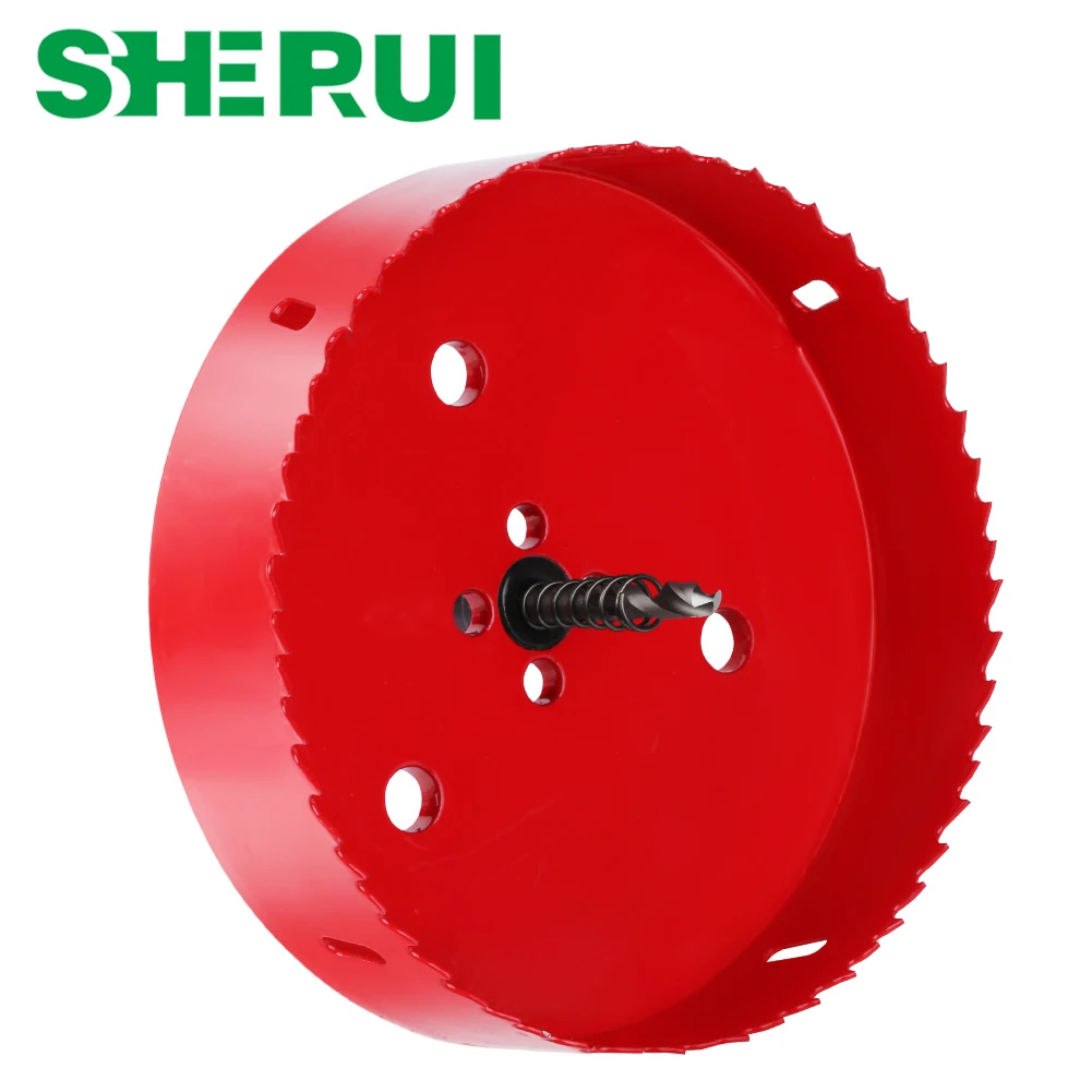 

1pc 100-200mm M42 HSS Steel Drilling Hole Saw Bi-Metal Drill Bit for Aluminum Iron Stainless Steel DIY Wood Cutter Tools