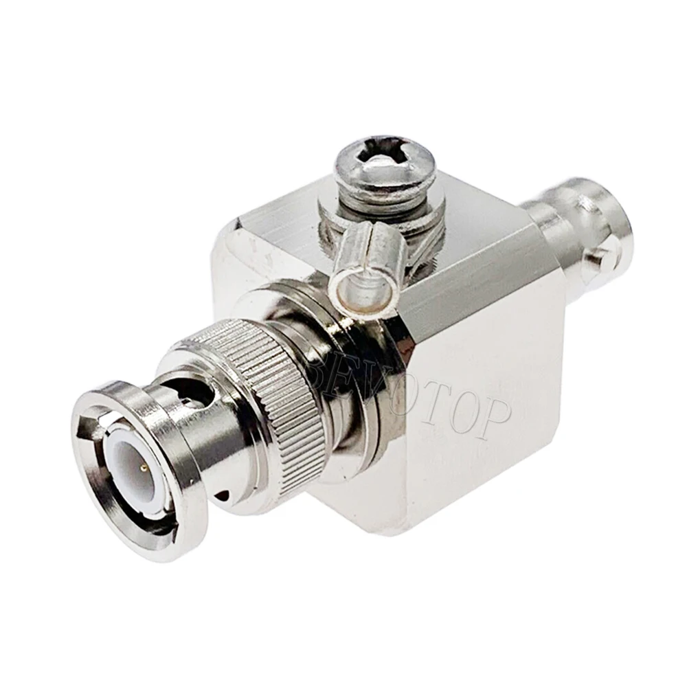 1Pcs BNC-JK BNC 남성-여성 동축 커넥터(라이트닝 서지 어레스터 보호 장치 포함) DC-3GHz 50ohm