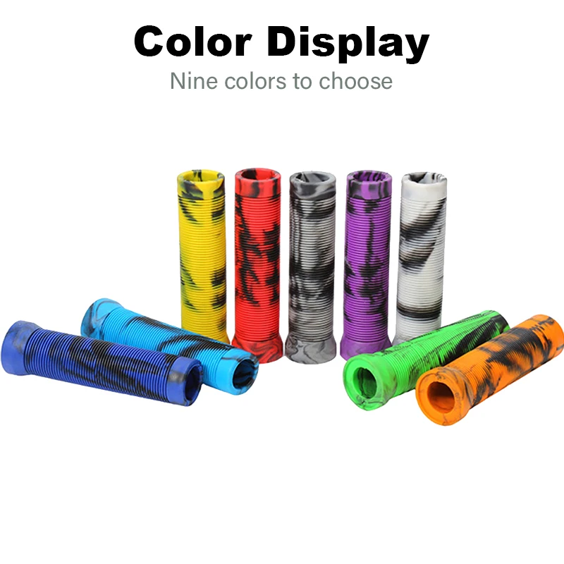 Bicycle Handlebar Grips 125mm*22.2mm Shockproof Anti-Slip for MTB