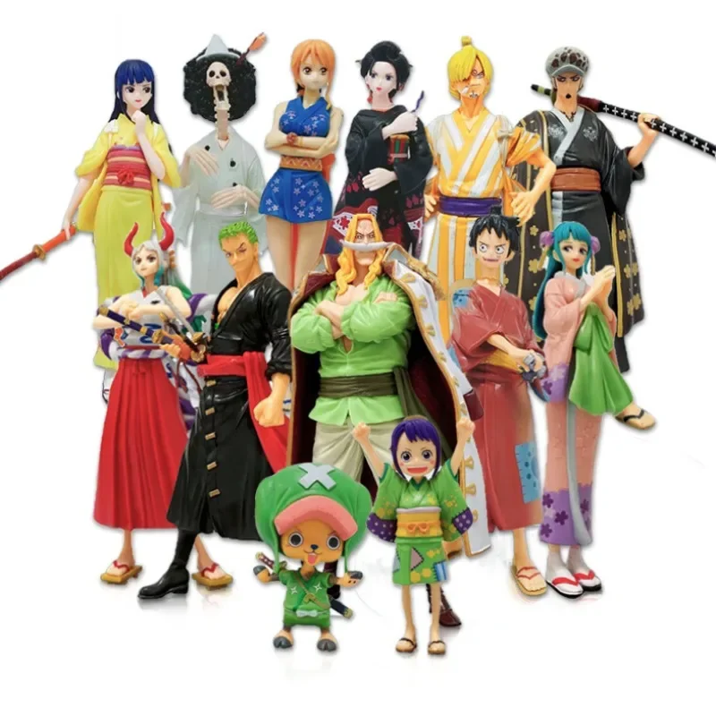 

One Piece Roronoa Zoro Model Luffy Sanji Tony Tony Chopper Anime Peripheral Ornaments Desktop Garage Kits Holiday Gift Toys