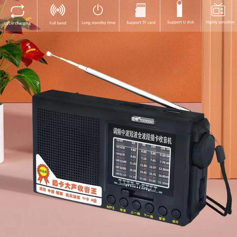 Portable-Full-Band-Radio-Mini-High-Sensitivity-FM-AM-SW-Radios-Receiver ...
