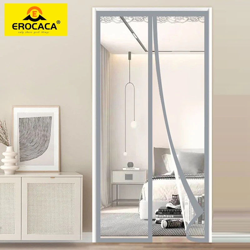 

EROCACA Winter Warm Windproof Thermal Insulation Curtain Magnetic Insulation Curtain Partition Soundproof Door Bedroom Curtains