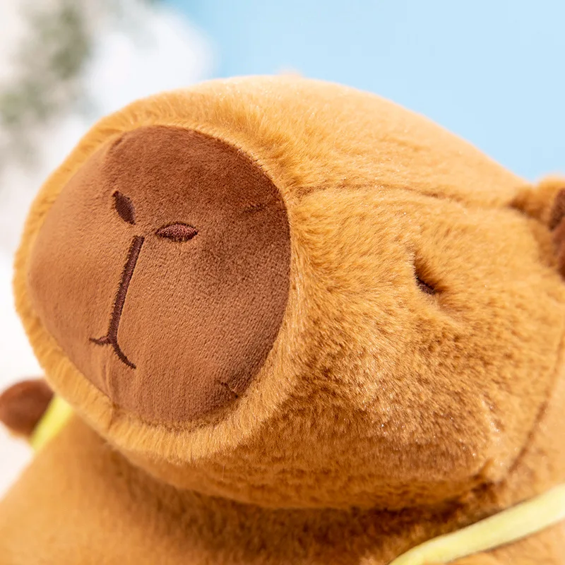 Toseky Peluche Capibara - Simpatico Cuscino in Peluche con Animali di Peluche Capybara | Copricapo Rimovibile, Simpatico Peluche Capibara per Adulti, Bambini e Ragazze, Animali Morbidi
