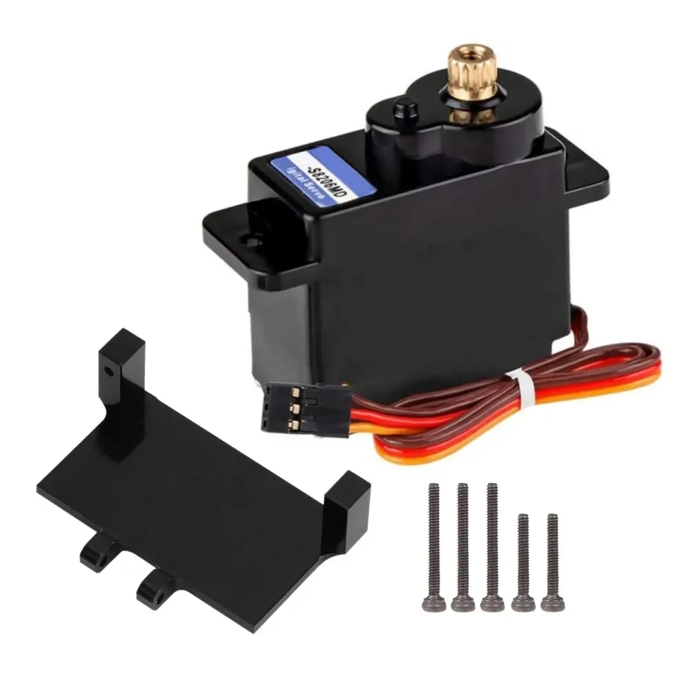

Steering Servo Metal Steering Gear Steering Gear Base Mount Mini Climbing Car for Axial SCX24 Upgrade Parts