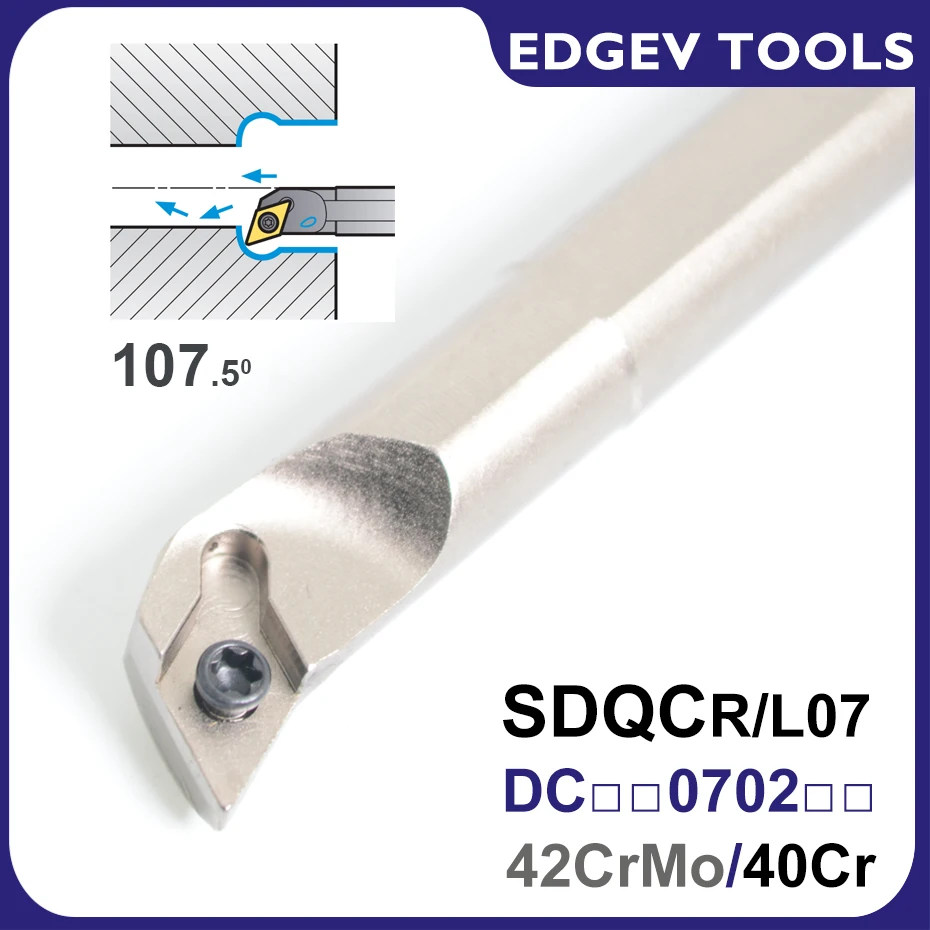 Bohrstange mit Schneidplatte 10 mm S10K-SDUCR07 Bohrstange mit Schneidplatte 10 mm S10K-SDUCR07