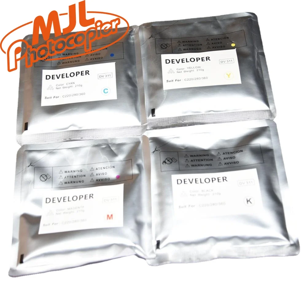 

210G*4 DV311 DV-311 For Konica Minolta Bizhub C220 C280 C360 C220 360 280 Copier Developer Iron Powder