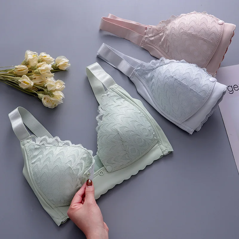 AllaitementSeamless Nursing Bras for Breastfeeding Support Sleep Bra Wireless Maternity Wirefree For Pregnant Women Lightweight 2