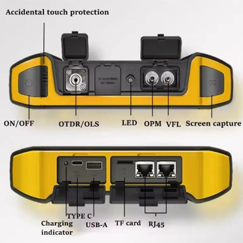 New OFW OTDR 1610nm 20dB Active Live Fiber Tester Optical Reflector Reflectometer Touch Screen OPM VFL iOLA