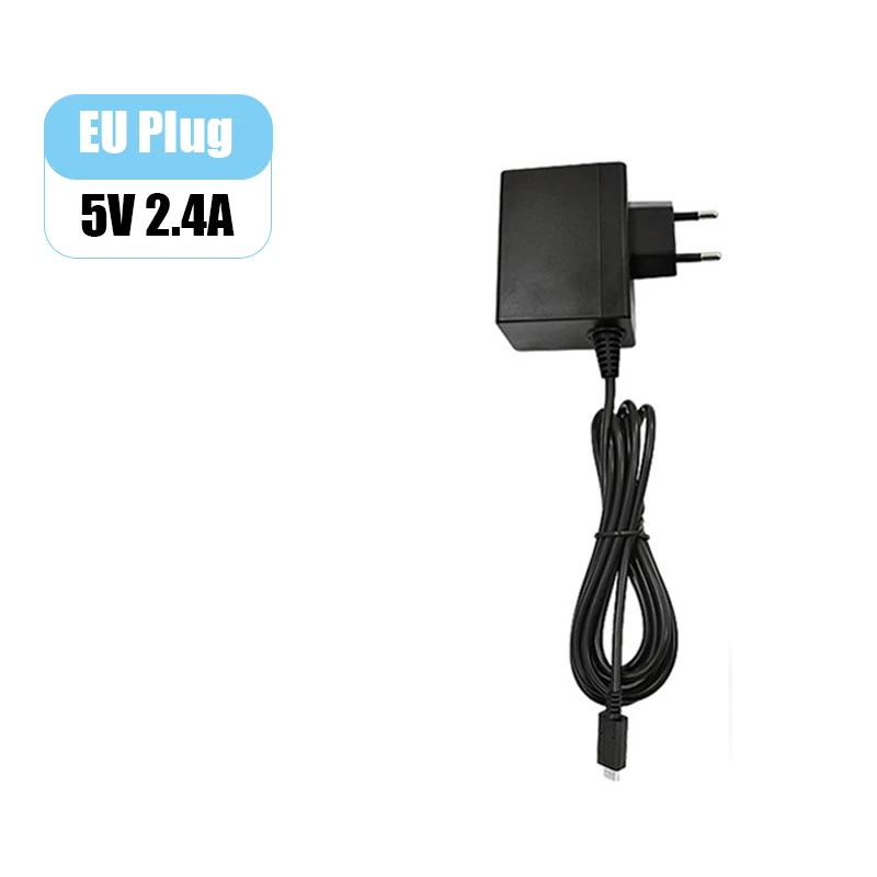 Universal 5V 2.4A USB-C Power Adapter with EU/US Plug