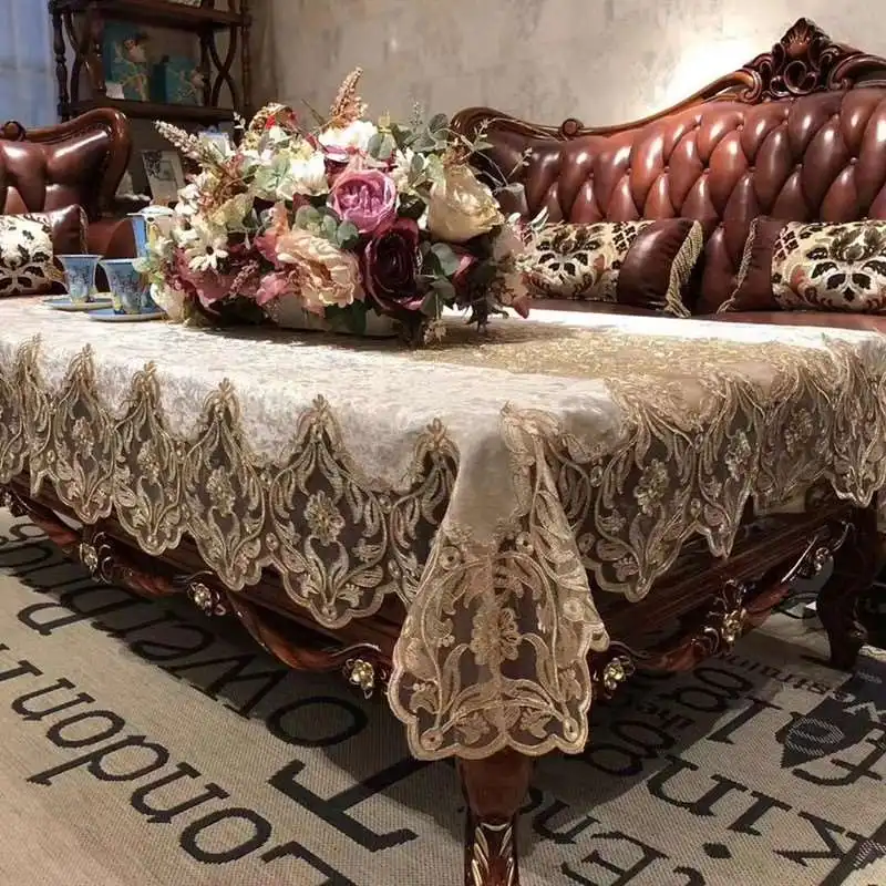 

Table cloth, European style, high-end, light and luxurious, modern waterproof and waterproof