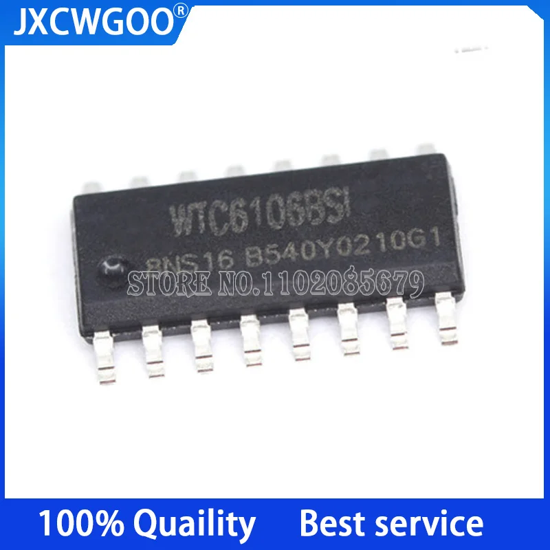 10PCS-WTC6106BSI-WTC6106-SOP-16-Capacitive-inductive-touch-switch-chip ...