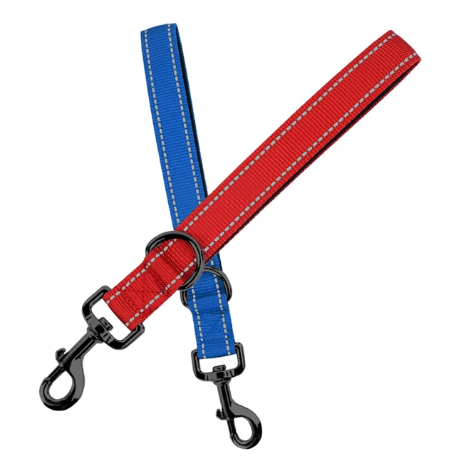 Dog Reflective Short Dogs Nylon for Dog Walking Rope Diving Material Dogs Leashes Zinc Alloy Lock Lockable 360 Degree Rotation 5