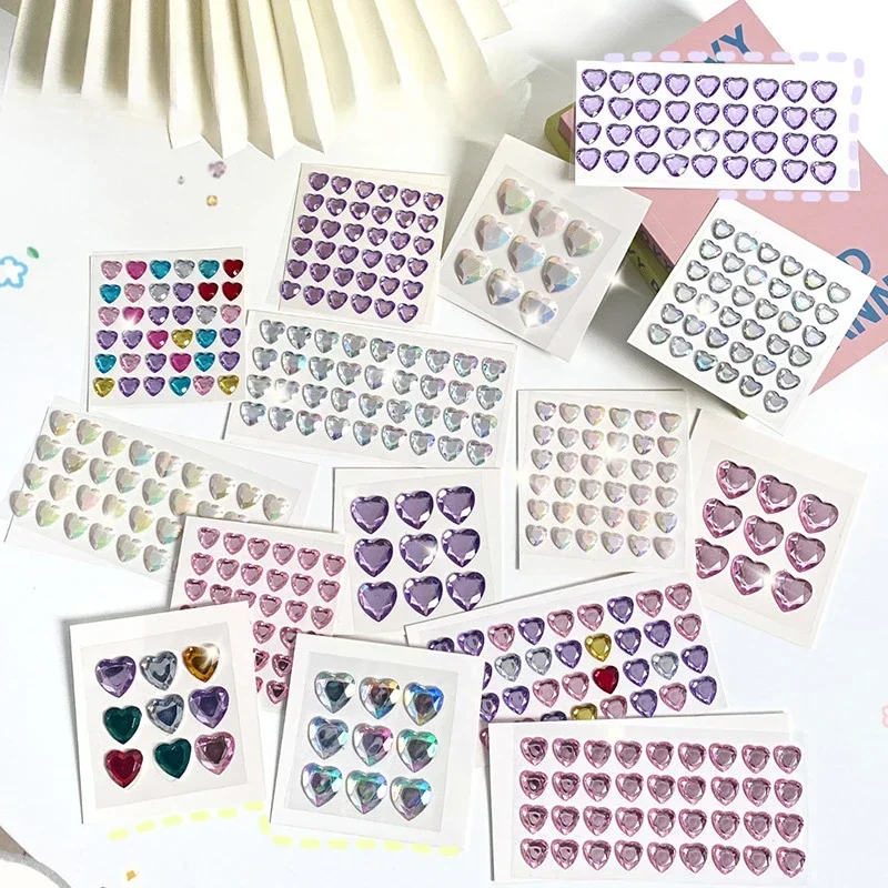 

Face Decorations Crystal Stickers Glitter Eyeliner Eyebrow Makeup Face Diamond Temporary Tattoo Rhinestone 3D Eyeliner Stickers