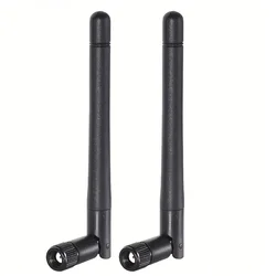 2PC dwuzakresowe WiFi 2.4GHz 5GHz 5.8GHz RP-SMA 3dBi Antena męska dla Adapter WiFi bezpieczeństwa akcesoria do aparatu IP